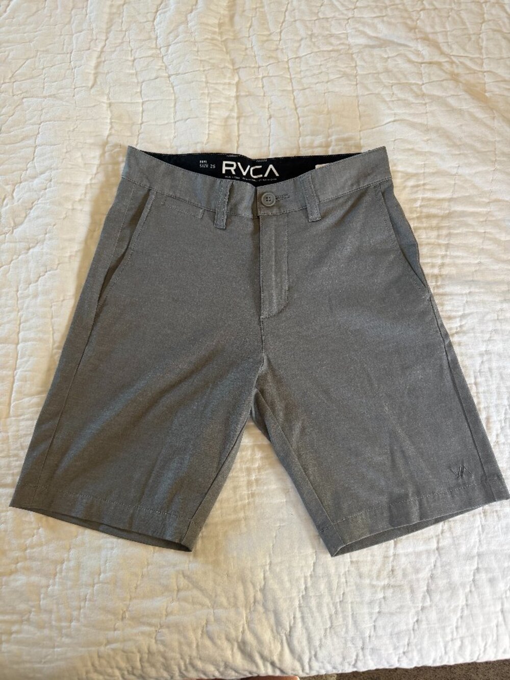 Boys RVCA Hybrid Short Grey